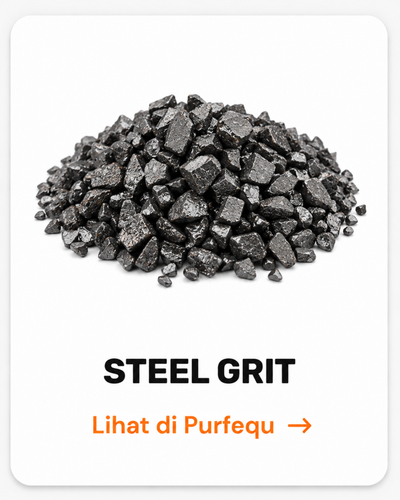 steel grit sandblasting